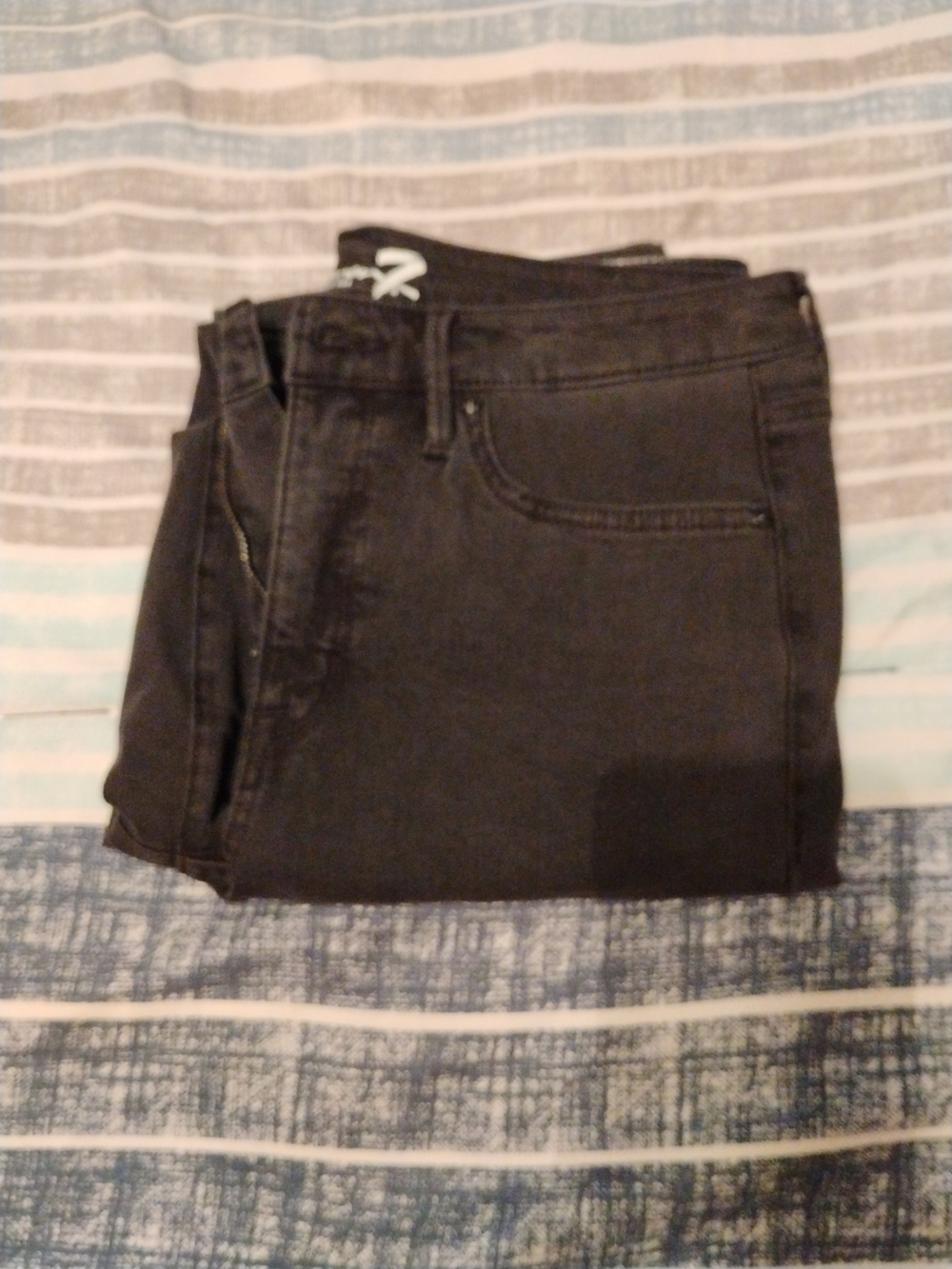 Women's Black Seven Skinny Jeans Size 10